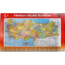 Elux Türkiye Haritası Puzzle 123 Parça Her Il Ayrı Parça (Kutusuz)