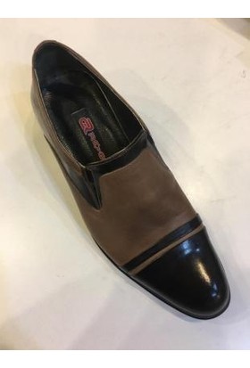 Rego Klasik Erkek Ayakkabı Koyu Kahve Bağcıklı Hakiki Deri