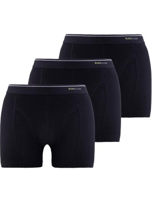 Tender Cotton 3'lü Siyah Boxer 9673 - 967