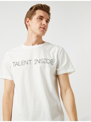 Koton Standart Fit Baskılı Tişört