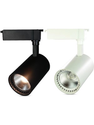 ZMR 4 Adet 30 Watt LED Ray Spot Lamba Tavan Armatürü 1 Metre Raylı