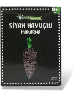 Aşçı Anne Keçi Sütlü Siyah Havuçlu Boncuk Makarna (8+Ay)