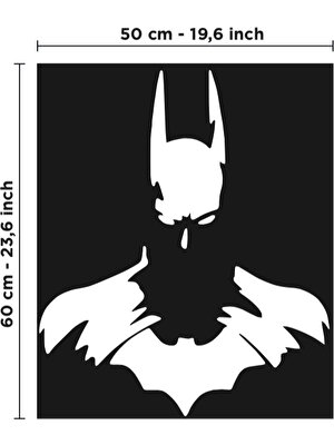 Lord Reklam Batman Dc Dekoratif 50X60 Pleksi Duvar Tablosu