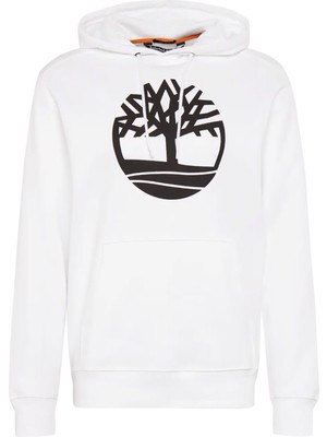 Timberland Core Logo P/o Hood Bb Erkek Günlük Sweatshirts TB0A2BJHCM9 Beyaz