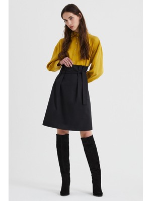 Stella Pulvis Yüsek Bel Pileli Etek