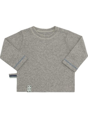 Organicera Organik Uzun Kollu Tshirt,grey Melange