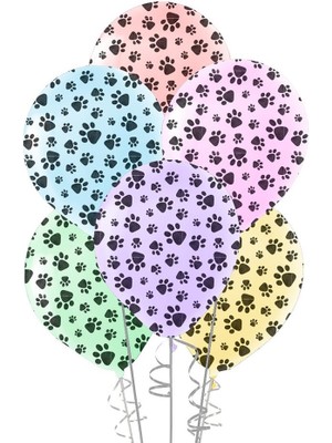 Kikajoy Patili Makaron Çepeçevre Baskılı BALON100'LÜ