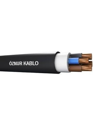 Öznur 4x4mm2 Nyy (Yer Altı Kablosu) 100mt Elektrik Tesisat Kablosu