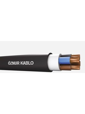 Öznur 4x4mm2 Nyy (Yer Altı Kablosu) 10mt Elektrik Tesisat Kablosu