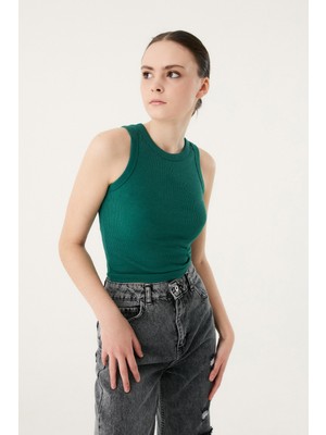 Halter Yaka Fitilli Body