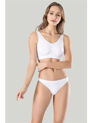 Miss Fit Bayan Kalın Askılı Pedli Büstiyer 11027