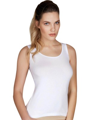 Kalın Askılı Yuvarlak Yaka Atlet 8548