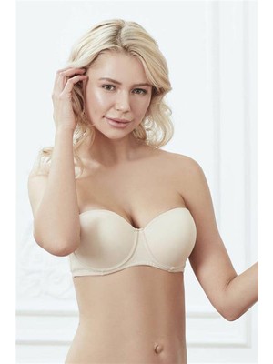 Balenli Destekli Straplez Sütyen 3241