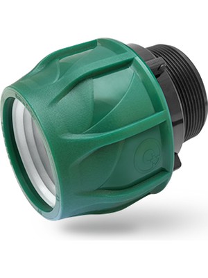 Poelsan 32  x  1" Y.yeşil Seri Kablin Dıştan Dişli Erkek Adaptör