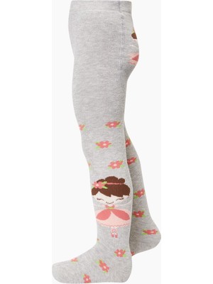 Bross Prenses Kız Desenli Havlu Bebek Külotlu Çorap