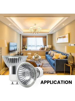 Sanlindou Doright Gu10 Halojen Spot Ampuller, Dim Gu10 Halojen Ampuller 50 W Sıcak Beyaz 2800K, Ac 220-240 V 50 Watt Gu10 Halojen Reflektör Ceı (Yurt Dışından)