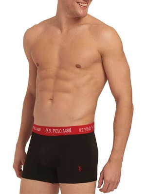 U.S. Polo Assn. Bel Lastiği Renkli Kısa Paça Boxer 80253