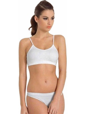 Miss Fit Bayan Ince Askılı Kaplı Büstiyer 11003