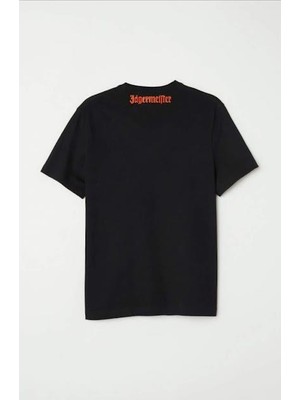 Finezza Jagermeister Baskılı Pamuk Beyaz T-Shirt S Beden - 946