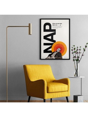 Minimal Reklam Dijital Nap Çerçevesiz Poster/afiş