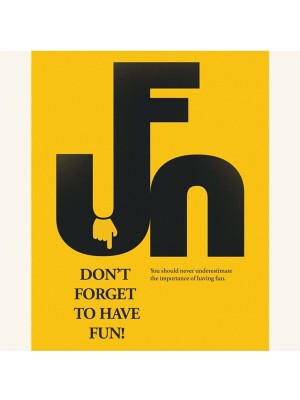 Minimal Reklam Dijital Fun Çerçevesiz Poster/afiş