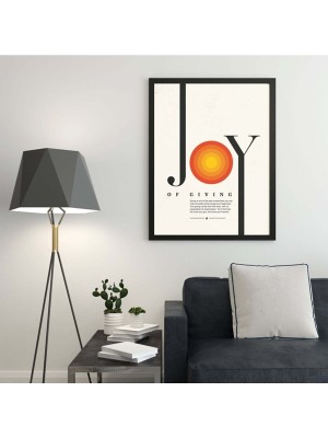 Minimal Reklam Dijital Joy Çerçevesiz Poster/afiş