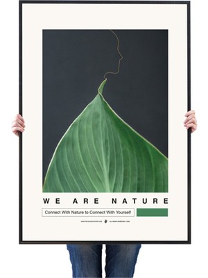 Minimal Reklam Dijital Nature Çerçevesiz Poster/afiş