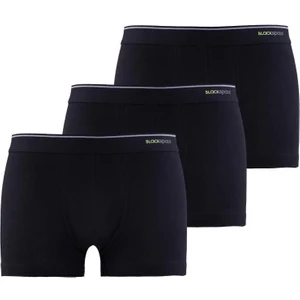 Tender Cotton 3'lü Siyah Boxer 9670 - 967