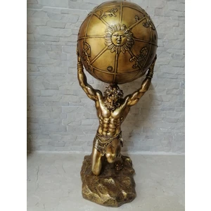 Ekinoks Art Dünyayı Taşıyan Atlas Büyük Boy Heykel