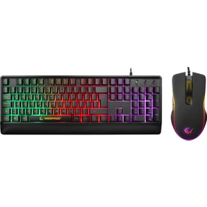 Km-99 Dobble Rainbow Backlight 6d Tuşlu 6400DPI Gaming Klavye + Mouse Set