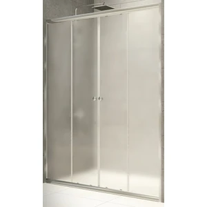 Sabit Panel Duşakabin Alüminyum Çerçeveli Buzlu Temperli Cam Parlak Dikdörtgen 184x180 cm