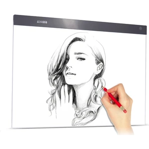 Top Geek A2 Boyutu Ultra Ince LED Işık Dijital Grafik Çizim Pedi (Yurt Dışından)