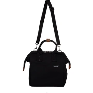 . Askılı Termal Yemek Çantası Siyah Fermuarlı