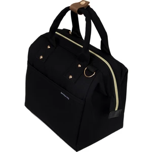 Beautiful Bag Termal Yemek Çantası Siyah Sarı Fermuarlı