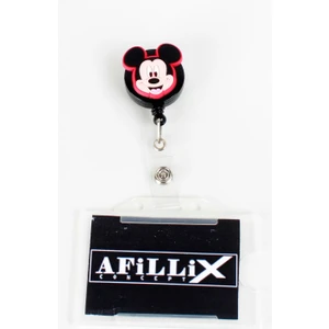 Afillix Concept Fare Tasarım Silikon Yoyo Yaka Kartı Aksesuarı Şeffaf Kart Koruyucu