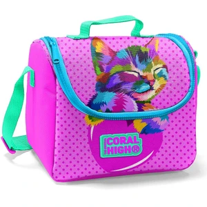 Coral High Kids Pembe Mavi Simli Thermo Beslenme Çantası 22748