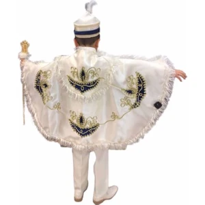 Sünnet Kıyafeti Krem Renk 9 Parça Set