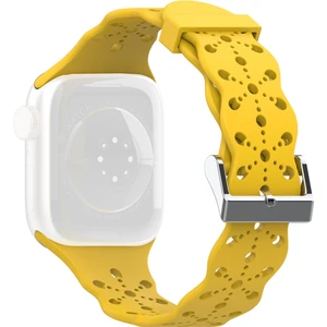 Zshskj Dantel Silikon Kordonlu Saat Apple Watch Uyumlu Series 7 45MM / 6&se&5&4 44MM/3&2&1 42MM (Yurt Dışından)