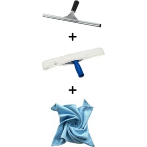 Oliva Nero Camsil Silme Aparatı Çekçek Metal 25 Cm+ Mikrofiber Peluş ve Aparatı 25CM ve Mikrofiber Bez