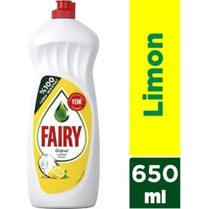 Sıvı Bulaşık Deterjanı 650 ml limon cleaningStore
