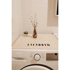 Laundry Nakış İşlemeli Çamaşır Makine Örtüsü Banyo Dekorasyon Düzenleyici Kılıf 100x62