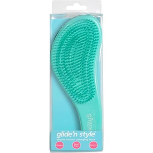 Glide'n Style Gliden Style Metalik Gökkuşağı Ergonomik Açma Tarama Fırçası