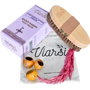 Vücut Fırçası At Kılı ile Yenileyici Etki Sağlayan 100% Doğal 1 Adet