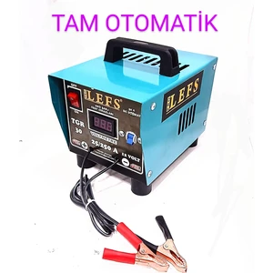 Pro Lefs Tam Otomatik 12 Volt 30 Amper Akü Şarj Cihazı 250 Ampere Kadar Şarj