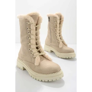Bej Süet  Kadın Bot & Bootie K02534500002