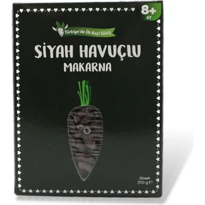 Aşçı Anne Keçi Sütlü Siyah Havuçlu Dirsek Makarna (8+Ay)