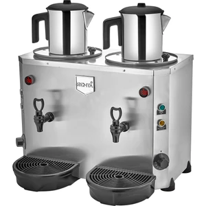 Çift Demlikli Jumbo Çay Makinesi 9+9 Lt - DE15