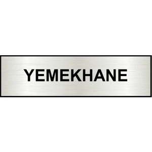 Orse Reklam Yemekhane Ofis Kapı Yönlendirme Levhası 26X7CM Yapışkanlı