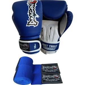 Attack Boks Eldiveni Kick Boks Muay Thai Boks Eldiveni ve Bandaj 2'li Set