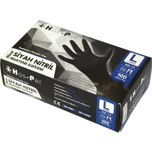 Has-Pet Siysh Nitril Eldiven 100'LÜ ( L )